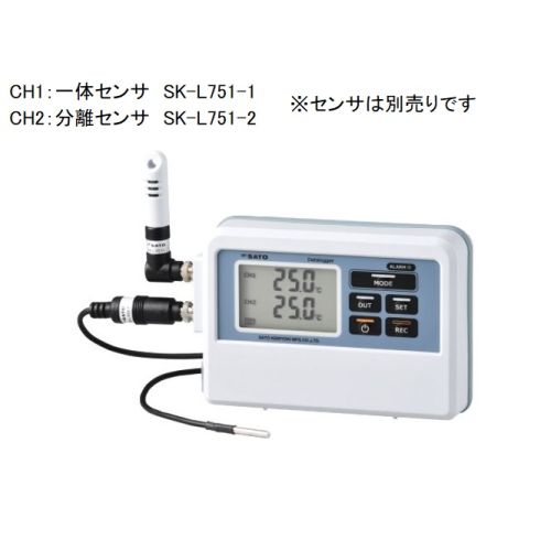 2ch温度ロガー（サーミスタ）　記憶計®