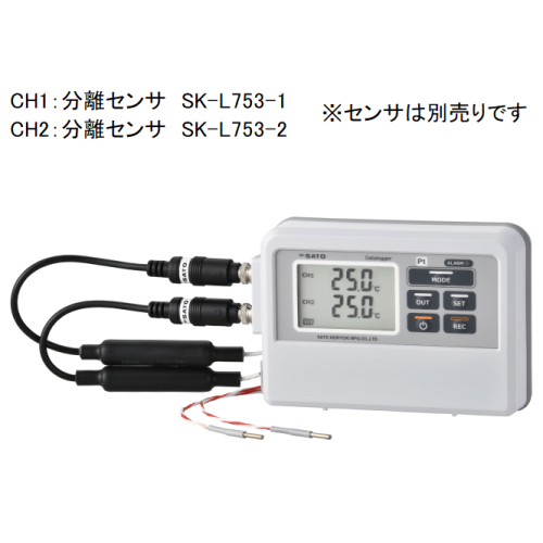 2ch温度ロガー（PT）　記憶計®