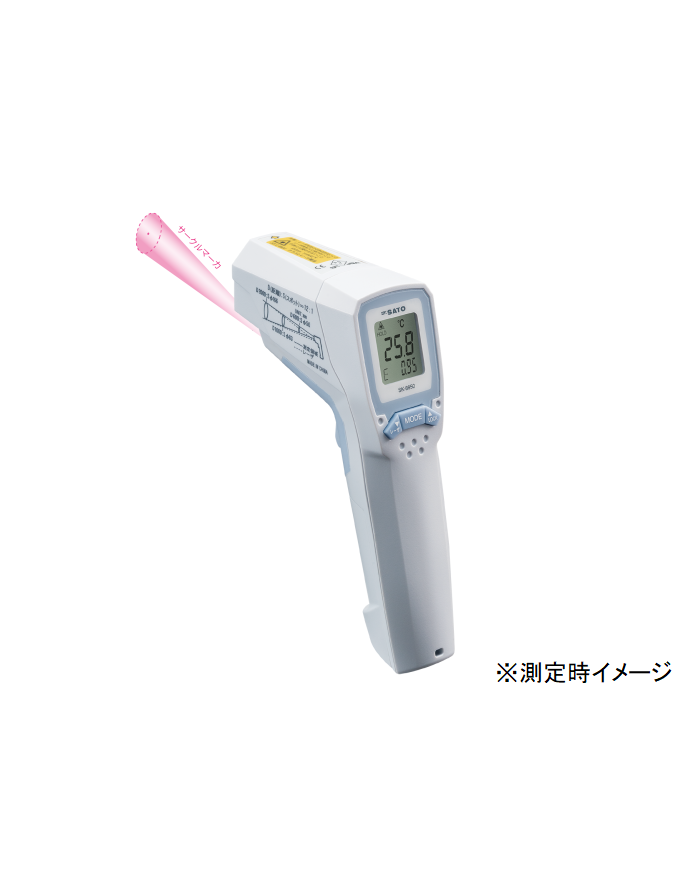 2021年最新海外 金物 佐藤計量器製作所: レーザー 食品用放射温度計 温度