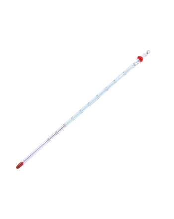 アルコール棒状温度計