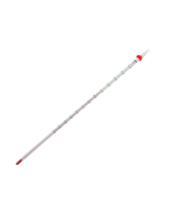 アルコール棒状温度計