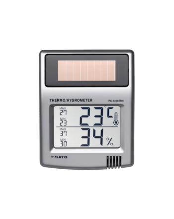 ソーラーデジタル温湿度計