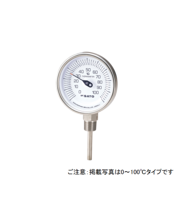バイメタル式温度計　BM-S-90S